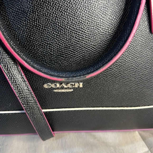 COACH (F13000) SIERRA SATCHEL CROSSGRAIN LEATHER WITH MULTI EDGEPAINT BAG - Picture 14 of 14